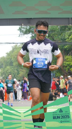 Race photo from Mangkunegaran Run 2025