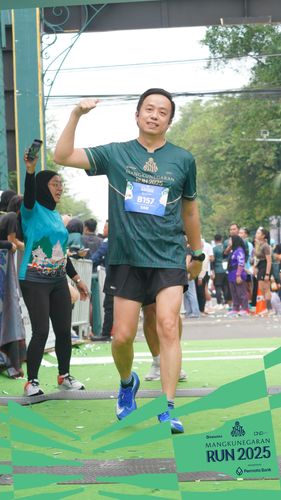 Race photo from Mangkunegaran Run 2025
