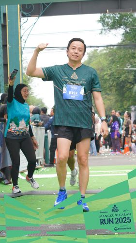 Race photo from Mangkunegaran Run 2025