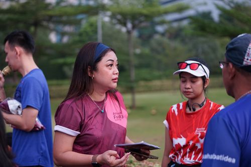 Race photo from Assurance Fun Run 2024