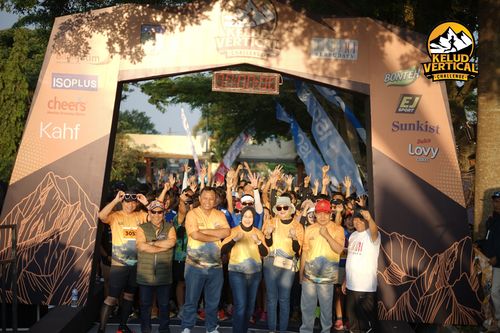 Race photo from Kelud Vertical Challenge 2024