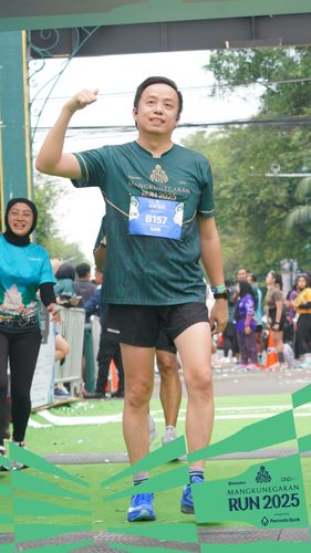 Race photo from Mangkunegaran Run 2025