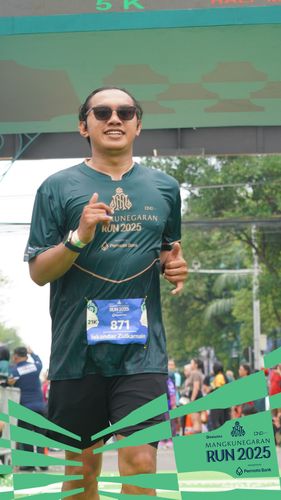 Race photo from Mangkunegaran Run 2025