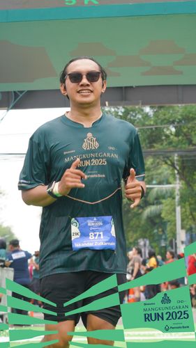 Race photo from Mangkunegaran Run 2025