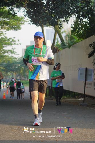 Race photo from BAF LIONS RUN 2024