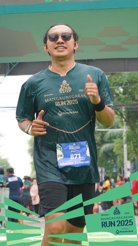 Race photo from Mangkunegaran Run 2025