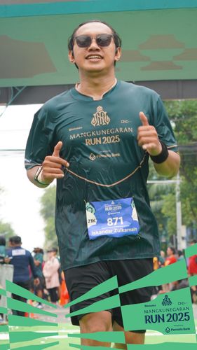 Race photo from Mangkunegaran Run 2025