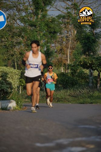Race photo from Kelud Vertical Challenge 2024