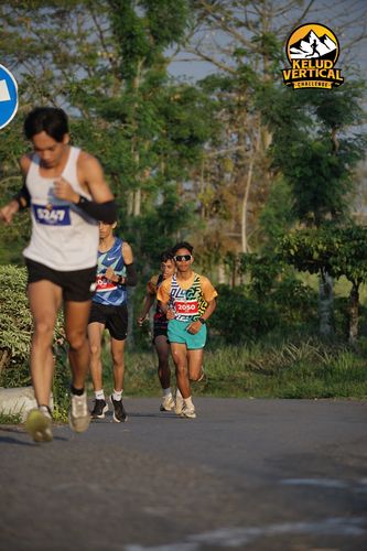 Race photo from Kelud Vertical Challenge 2024