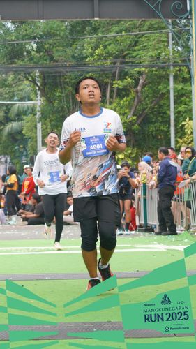 Race photo from Mangkunegaran Run 2025
