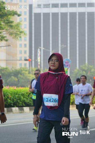 Race photo from Nu Skin Run 10K