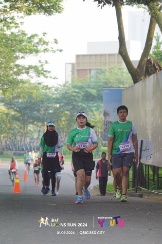 Race photo from BAF LIONS RUN 2024
