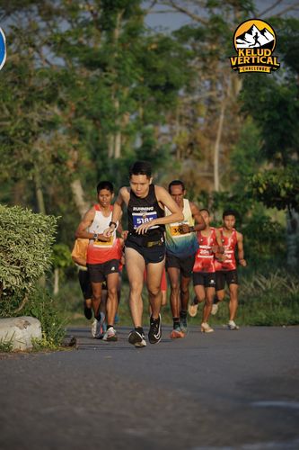Race photo from Kelud Vertical Challenge 2024