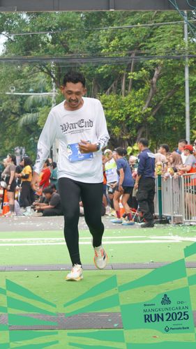 Race photo from Mangkunegaran Run 2025