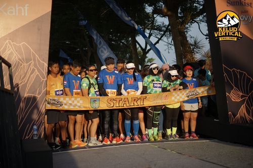 Race photo from Kelud Vertical Challenge 2024