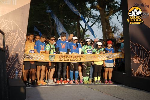 Race photo from Kelud Vertical Challenge 2024