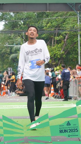 Race photo from Mangkunegaran Run 2025