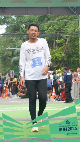 Race photo from Mangkunegaran Run 2025