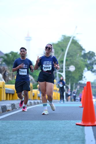 Race photo from KEMLU RUN 2025