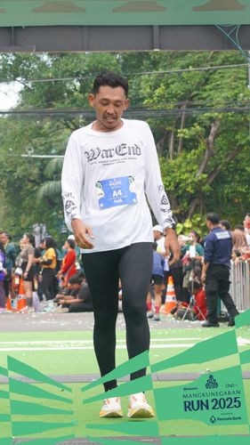 Race photo from Mangkunegaran Run 2025