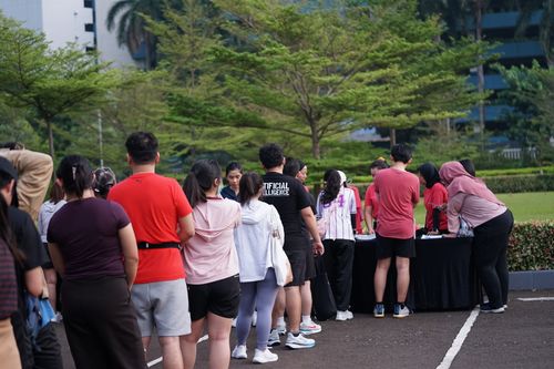 Race photo from Assurance Fun Run 2024