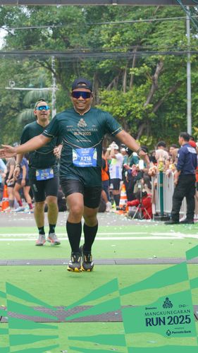 Race photo from Mangkunegaran Run 2025