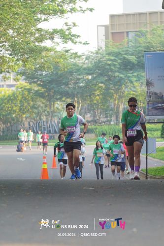 Race photo from BAF LIONS RUN 2024