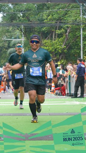 Race photo from Mangkunegaran Run 2025