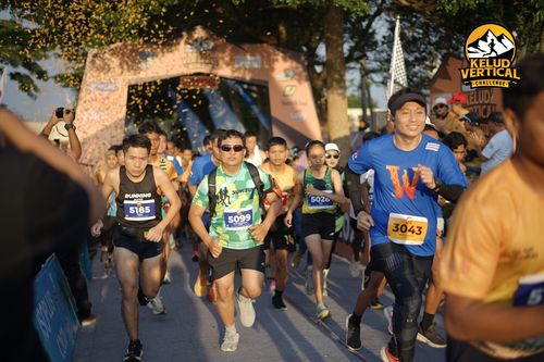 Race photo from Kelud Vertical Challenge 2024