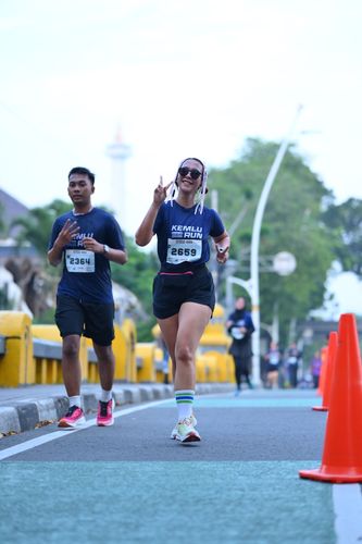 Race photo from KEMLU RUN 2025