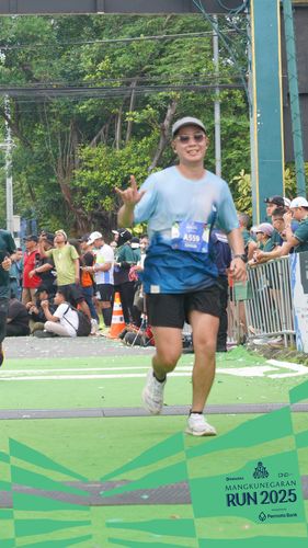 Race photo from Mangkunegaran Run 2025