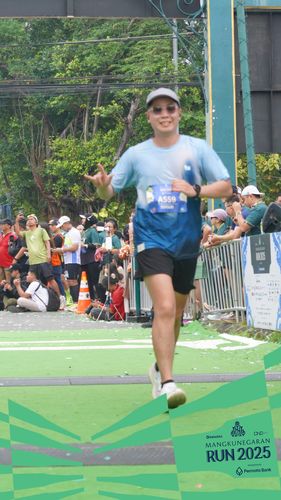 Race photo from Mangkunegaran Run 2025