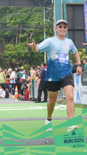 Race photo from Mangkunegaran Run 2025