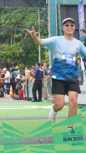 Race photo from Mangkunegaran Run 2025