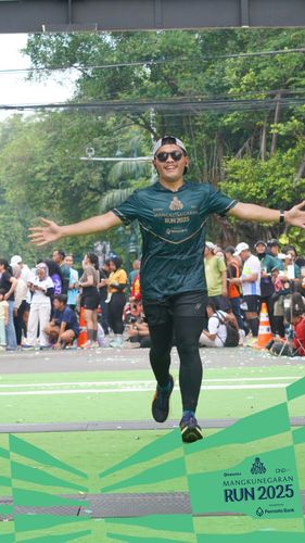 Race photo from Mangkunegaran Run 2025