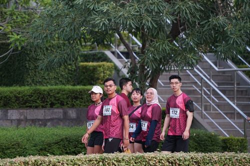 Race photo from Assurance Fun Run 2024