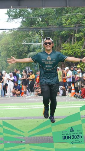 Race photo from Mangkunegaran Run 2025