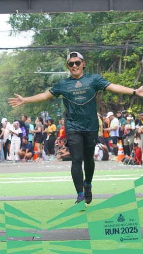 Race photo from Mangkunegaran Run 2025