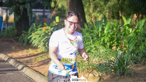 Race photo from Taman Budaya x BOGORUN 2025