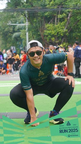 Race photo from Mangkunegaran Run 2025