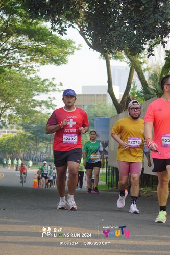 Race photo from BAF LIONS RUN 2024