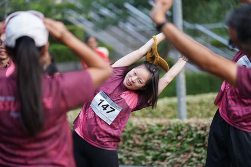 Race photo from Assurance Fun Run 2024
