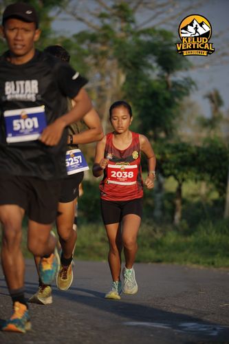 Race photo from Kelud Vertical Challenge 2024