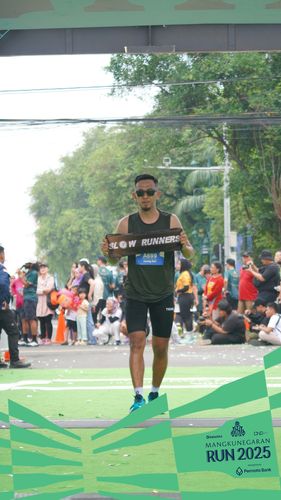 Race photo from Mangkunegaran Run 2025
