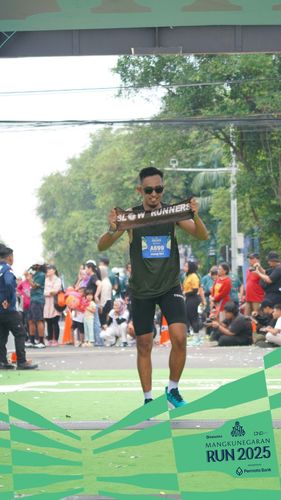 Race photo from Mangkunegaran Run 2025
