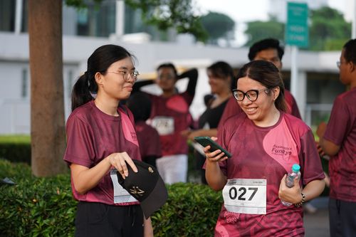Race photo from Assurance Fun Run 2024