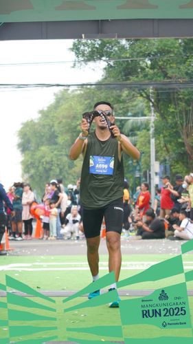 Race photo from Mangkunegaran Run 2025