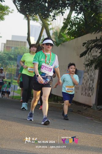 Race photo from BAF LIONS RUN 2024