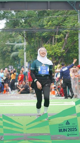 Race photo from Mangkunegaran Run 2025