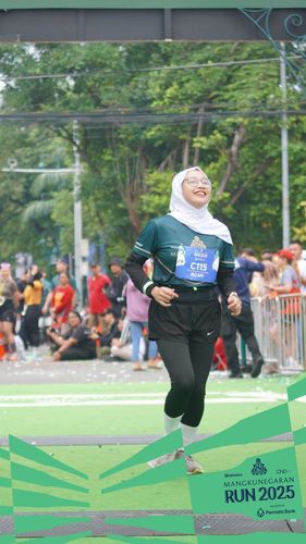 Race photo from Mangkunegaran Run 2025